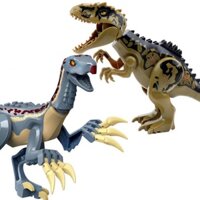 Mô Hình Đồ Chơi Khủng Long Kỷ Jura 2023 Mới Giganotosaurus vs Therizinosaurus