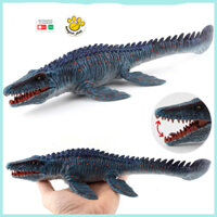Mô hình đồ chơi khủng long mosasaurus như thật, thương long xanh 33cm đồ chơi kỷ jura indominus