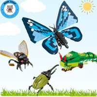 Mô hình đồ chơi lắp ráp Bộ sưu tập động vật kích thước lớn, đáng yêu các khớp có thể cử động