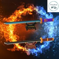 Mô hình đồ chơi lắp ráp Kiếm Katana 74cm có đế, Sandai Kitetsu Yamato One Piece Zoro Thông Minh Cho Bé -Hồ Ly Shop