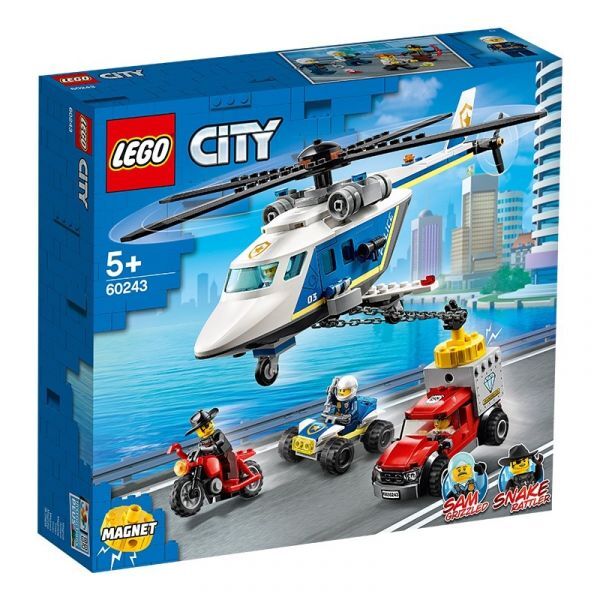 Mô hình đồ chơi lắp ráp Lego City - Trực thăng truy bắt tội phạm 60243 ( 212 Chi tiết )