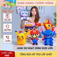 Mô Hình Đồ Chơi Lego 3D Min shop Kids Đồ Chơi Lắp Ráp Xếp Hình Cho Bé Sáng Tạo Nhân Vật Động Vật Đáng Yê