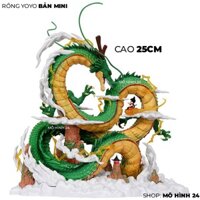 Mô hình đồ chơi nhân vật Rồng Yoyo bản Mini dragon ball rồng trái đất cao 25cm Mô hình Rồng Thần Shenlong và SonGoKu KID