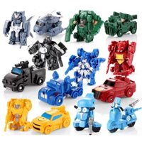 Mô Hình Đồ Chơi Robot Biến Hình mini 7 Loại mechina Cho Bé Trai