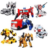 Mô Hình Đồ Chơi robot Biến Hình optimus prime bumblebee Khủng Long 2 Trong 1