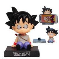 Mô Hình đồ chơi - Son Goku Áo Xám Lắc Đầu - Dragon Ball - Bộ lắc đầu - Có Hộp Màu - K71-T1-S5