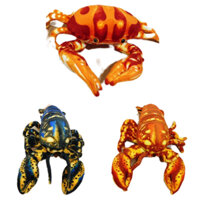 Mô hình đồ chơi tôm hùm và cua cho bé