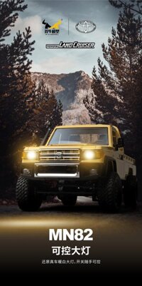 Mô hình đồ chơi xe ô tô MN82 bán tải điều khiển từ xa Toyota Land Cruiser LC79 xe địa hình MN 82Tỉ lệ 1/12 sóng 2.4GHz