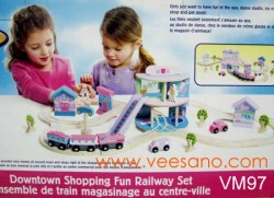 Bộ lắp ráp mô hình đoàn tàu và đường ray Veesano VM97