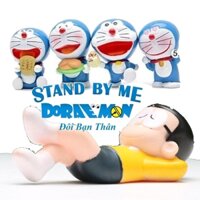 Mô hình đôi bạn thân nobita 14cm Doraemon 5cm, Mô hình trang trí