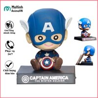 Mô Hình đội trưởng Mỹ Captain America Siêu Nhân Avengers lắc đầu