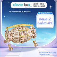 Mô Hình Động Cơ Học Lịch Thời Gian Robotime ROKR Time Engine Calendar LC801, Đồ Chơi Lắp Ráp Gỗ 3D DIY Clever Box