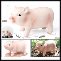 Mô hình động vật con lợn nhựa dẻo nhồi bông Quà tặng Đồ chơi cho bé