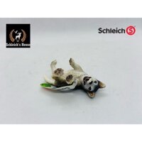 Mô hình động vật , đồ chơi con vật Schleich chính hãng Chó husky con nằm chơi 16374 - Schleich House