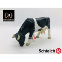 Mô hình động vật , đồ chơi con vật Schleich chính hãng Bò sữa gặm cỏ 13207 - Schleich House