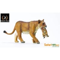 Mô hình động vật , đồ chơi con vật Safari Ltd chính hãng Sư tử cái và con 225229 - Schleich House