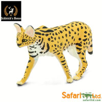 Mô hình động vật , đồ chơi con vật Safari Ltd chính hãng mèo Linh miêu đồng cỏ 9cm 100237 - Schleich House