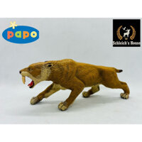 Mô hình động vật , đồ chơi con vật Papo chính hãng khủng long Smilodon 55022 - Schleich House