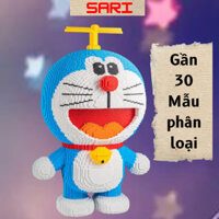 mô hình Doraemon  thần tài 65CM mô hình nhân vật truyện Doraemon đồ chơi xếp hình 3d