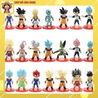Mô Hình Dragon Ball, 21 Nhân Vật Trong Phim Truyện 7 Viên Ngọc Rồng, Tượng Cao 8cm, Decor Trang Trí, Bộ Sưu Tập Nhân Vật
