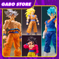 Mô hình dragon ball goku songoku gogeta super xayza decor đồ chơi có khớp bản năng vô cực ssj3 giá rẻ Gabo store