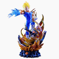 Mô Hình Dragon Ball Vegeta chiến đấu có 3 đầu thay thế - có đầu led usb ( ko sạc ) cao 41cm nặng 3kg7 - Có hộp carton