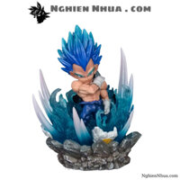 Mô hình Dragon Ball Vegeta Super Saiyan Có Đèn Led  - Cao 11cm mô hình figure 7 viên ngọc rồng Nghiện Nhựa