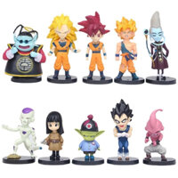 Mô Hình Dragon Ball Z, Bộ 20 Mô Hình Các Vị Thần Q Phiên Bản Goku Vegetavis Quỷ WCF, Mô Hình Quà Tặng, Decor Trang Trí