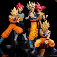 Mô hình Dragon Ball_Super Saiyan Son Guku_Vegeta_Gogeta blue 4..._Cực đẹp