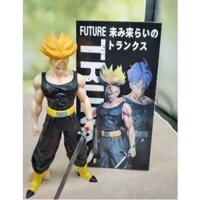 Mô Hình DragonBall Trunks thường và Trunks Super Saiyan dáng đứng siêu chất . Cao 21cm