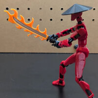 Mô Hình Dummy 13 Kiếm Katana Lửa | Space Toys