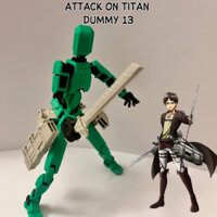 Mô Hình Dummy 13 Trang Bị Gear Attack On Titan | Space Toys