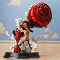 Mô hình, Figure One Piece Monkey D. Luffy gear 4 trạng thái chiến đấu cao 22cm siêu đẹp - Fullbox