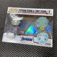 Mô hình Funko Box Marvel Morgan Stark & Tony Stark (GITD, real)