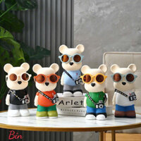 Mô Hình Gấu BEAR BRICK Tặng Kèm Kính và Máy Ảnh Phát Sáng