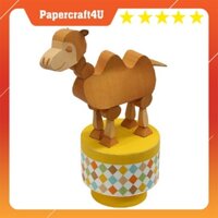 Mô hình giấy 3D Động vật Cute Hươu cao cổ - Lạc đà