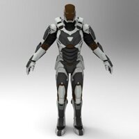 Mô hình giấy 3D  Iron Man Mark 39 Gemini tỉ lệ 1/6