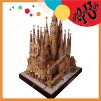 Mô hình giấy 3D kiến trúc nhà thờ Sagrada Familia