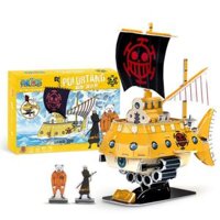 Mô Hình Giấy 3D Lắp Ráp CubicFun One Piece Tàu Ngầm Trafalgal Law (96 mảnh) DS1028h - PP071
