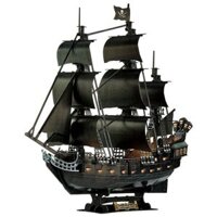 Mô Hình Giấy 3D Lắp Ráp CubicFun The Queen Anne's Revenge (248 mảnh, đèn LED) L522h - PP023