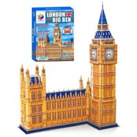 Mô Hình Giấy 3D Magic Puzzle: Tháp Đồng Hồ Big Ben B568-1 [190 Chi Tiết]