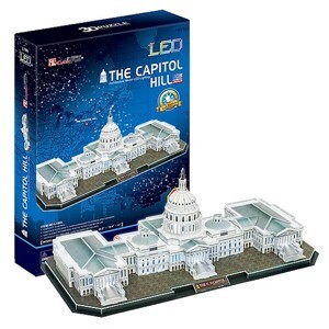Mô Hình Giấy Capitol (LED) CubicFun - L193h