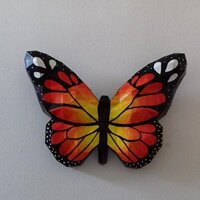 Mô hình giấy decor trang trí tường hình Bướm 3D POLYCRAFT