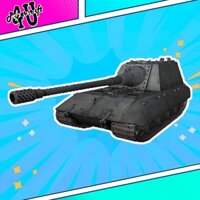 Mô Hình Giấy Thủ Công Tự Cắt Dán - Xe Tanks JagdPanzer E100 - Tỉ Lệ 1:50