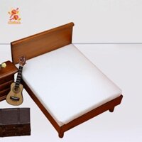 Mô hình giường gỗ Simhoa Ổn định Mô hình giường đôi đa năng Giường gỗ thu nhỏ