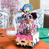 Mô hình gỗ 3D Lắp ráp Hộp nhạc Công chúa AM405 Princess Robotime Music Box