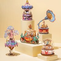 Mô hình gỗ 3D Lắp ráp Hộp nhạc AM41-AM45 Robotime