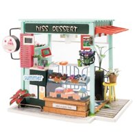 Mô hình gỗ 3D Lắp ráp Nhà DIY Doll House Robotime Ice Cream Station DGM06 Miniature