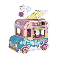 Mô Hình Gỗ 3D Lắp Ráp ROBOTIME Hộp Nhạc Xe Kem (163 mảnh, Moving Flavour Music Box) AMD61 – WP011