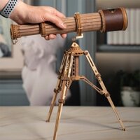 Mô Hình Gỗ 3D Lắp Ráp ROBOTIME ROKR Kính Viễn Vọng (Monocular Telescope) ST004 [chưa ráp]